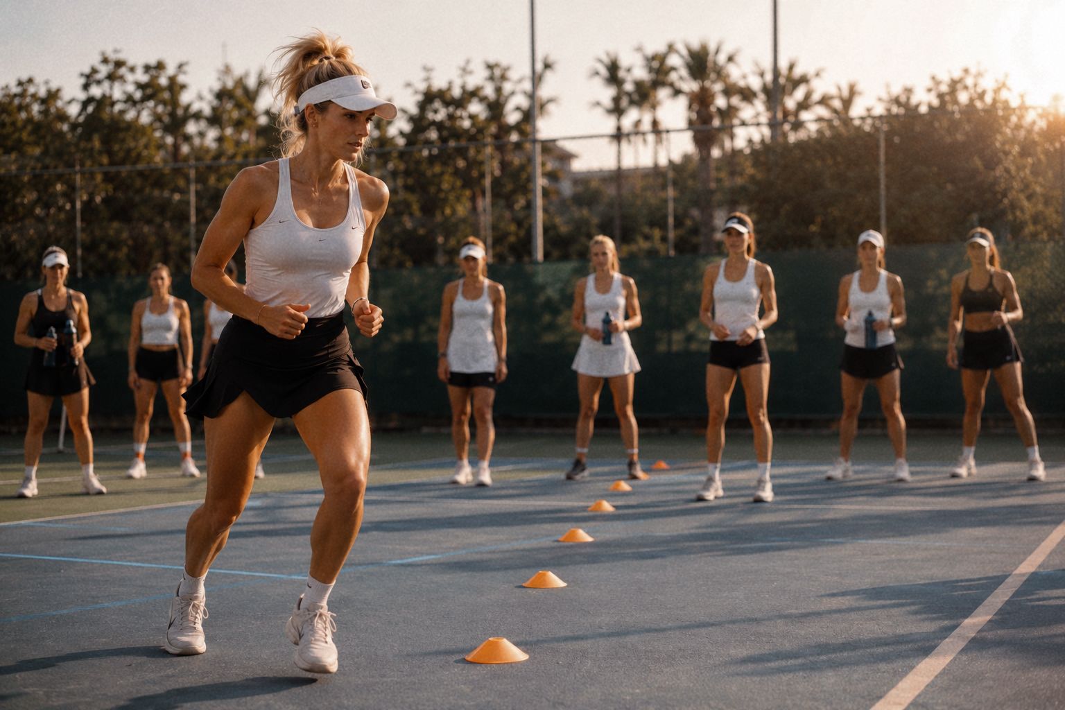 Tennis retreat practice